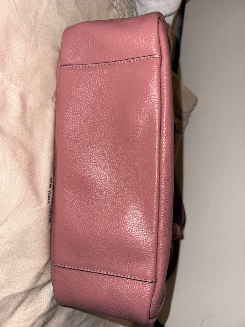 rag & bone Dusty Rose Pebbled Leather Shoulder Bag - Picture 8 of 9